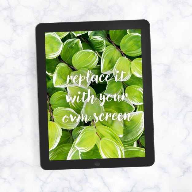 Realistic Ipad Screen Mock Up Psd
