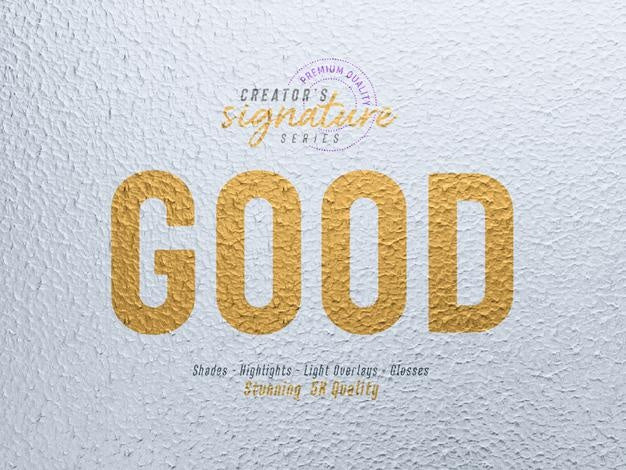 Realistic Logo Mockup On Grunge Surface Concrete Wall Branding Sign Logo Mockup Template Psd