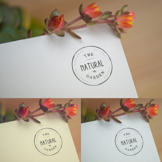 Realistic Logotype Presentation Psd