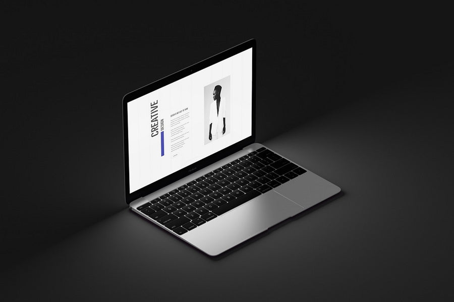 Realistic Macbook Mockup