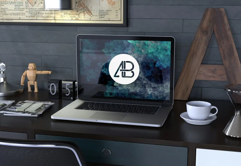 Realistic Macbook Pro Mockup Vol 2