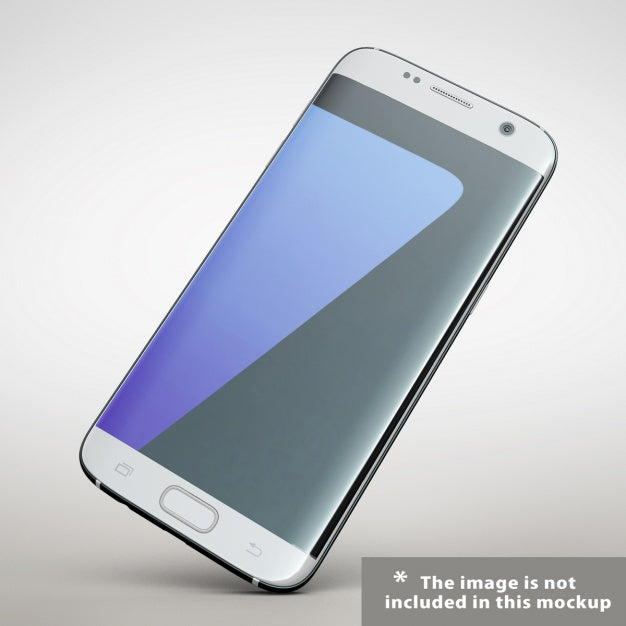 Realistic Mobile Phone Presentation Psd