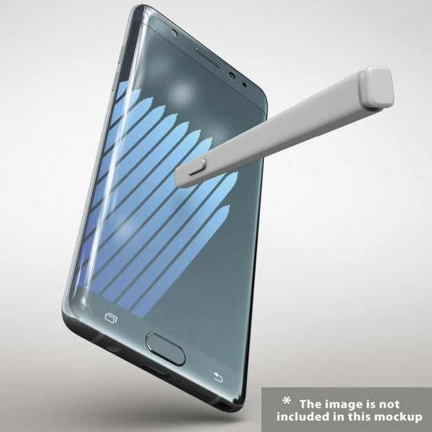 Realistic Mobile Phone Presentation Psd