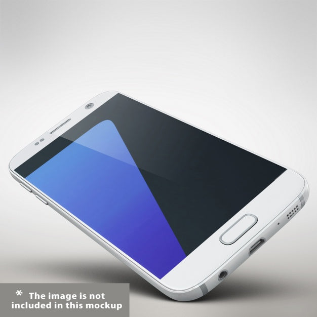 Realistic Mobile Phone Presentation Psd