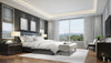 Realistic Modern Double Bedroom With Furniture And A Frame Psd