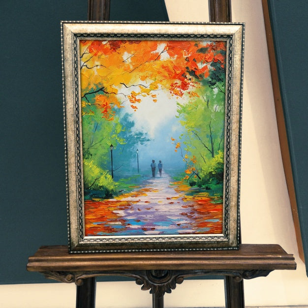 Realistic Painting Presentation Psd