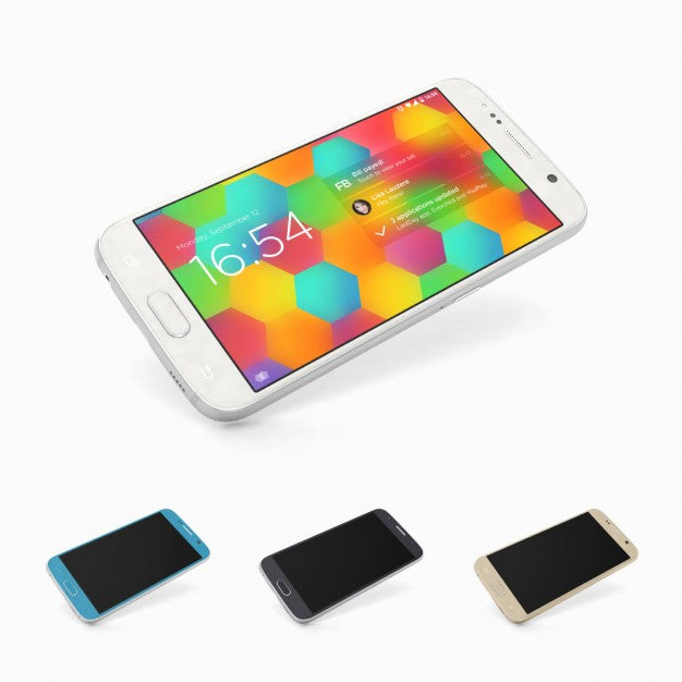 Realistic Phone Presentation Psd