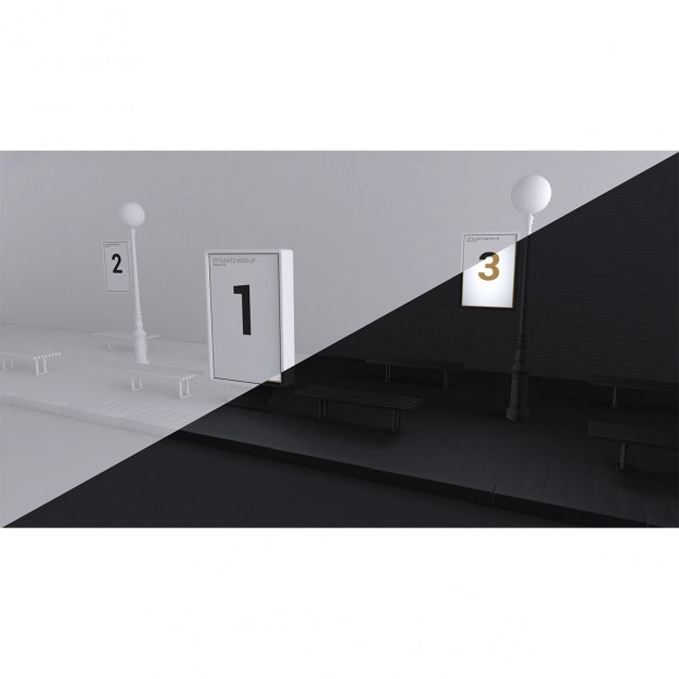 Realistic Poster Presentation Psd