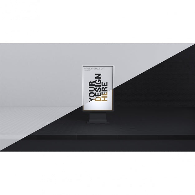 Realistic Poster Presentation Psd