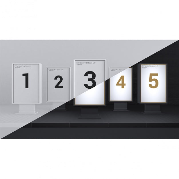 Realistic Poster Presentation Psd