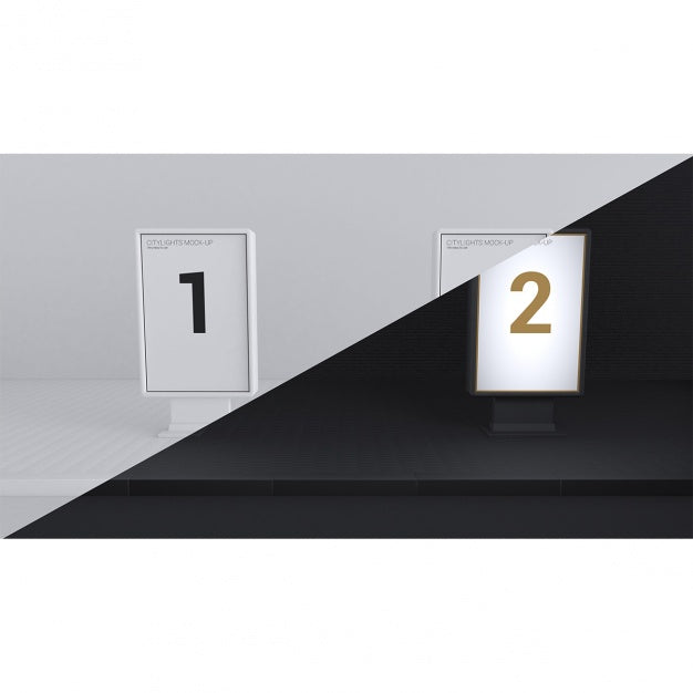 Realistic Poster Presentation Psd