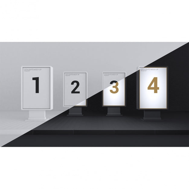 Realistic Poster Presentation Psd