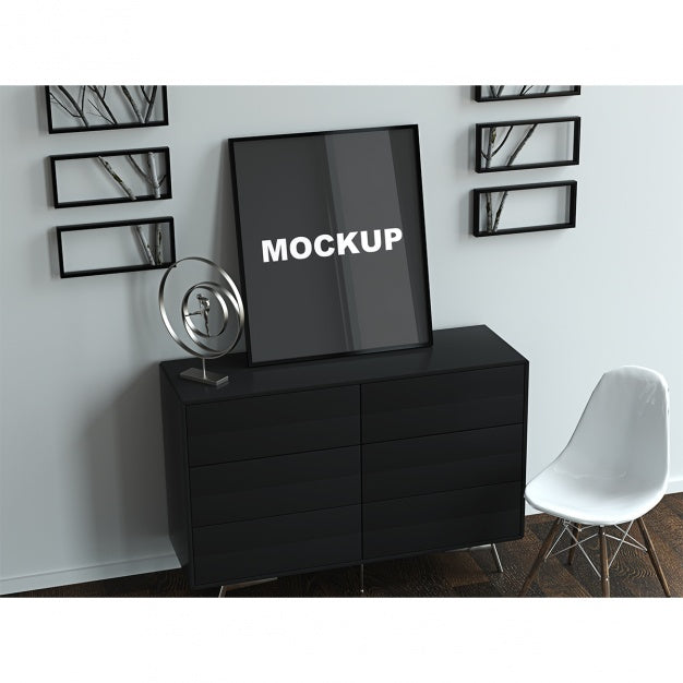 Realistic Poster Presentation Psd