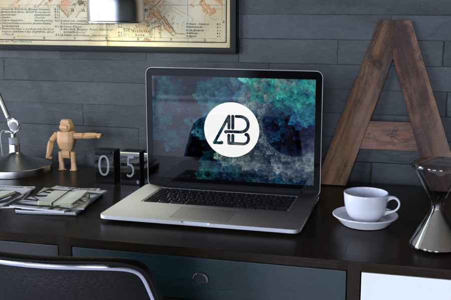 Realistic Retina Macbook Pro Mockup Vol.2