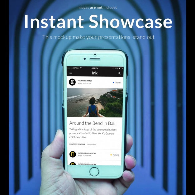 Realistic Screen Mock Up Psd