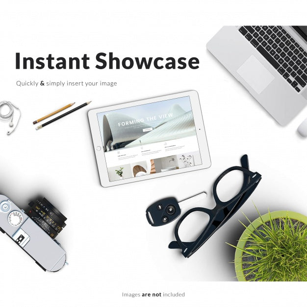 Realistic Screen Mock Up Psd