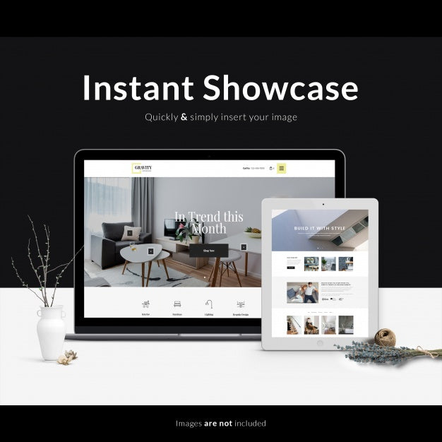 Realistic Screen Mock Up Psd