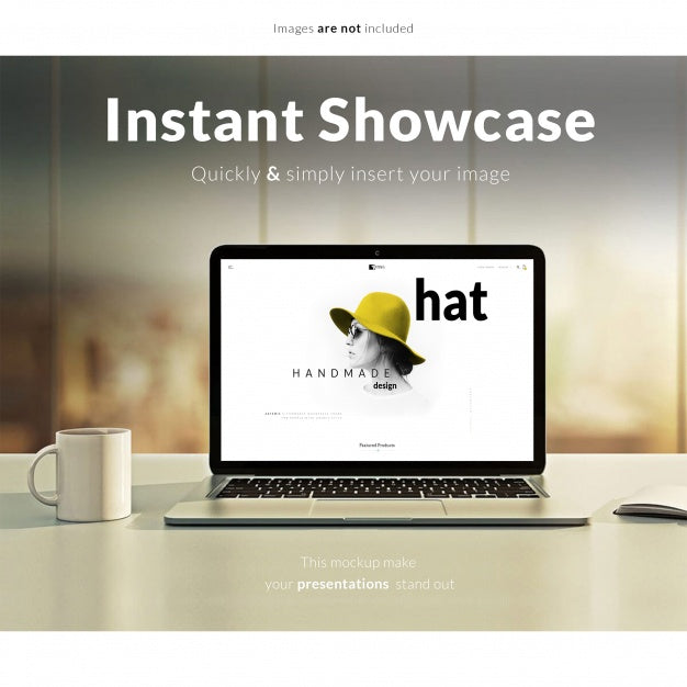 Realistic Screen Mock Up Psd