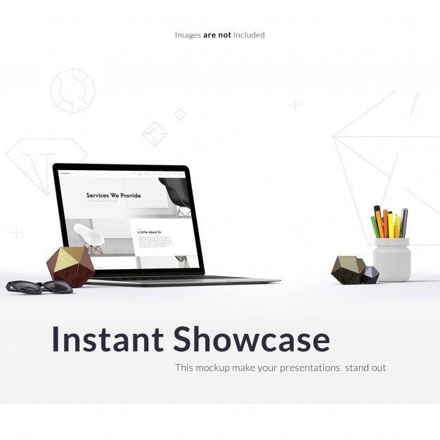 Realistic Screen Mock Up Psd