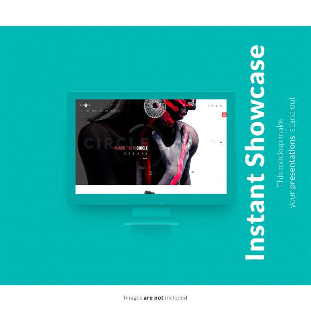 Realistic Screen Mock Up Psd