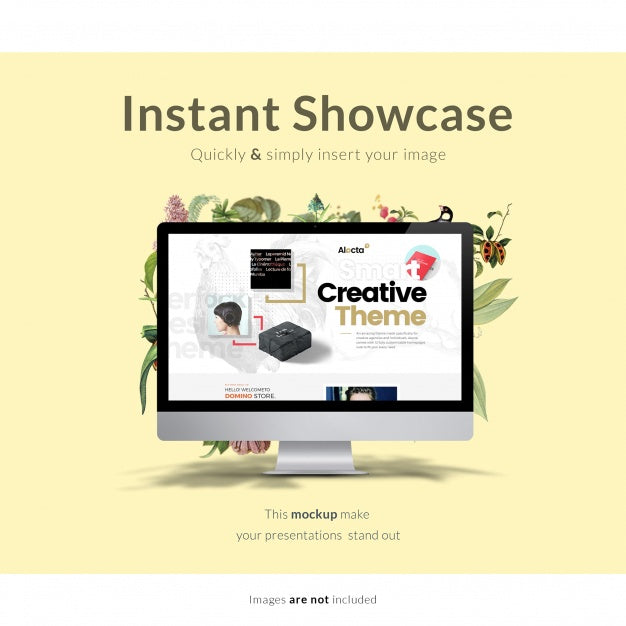 Realistic Screen Mock Up Psd