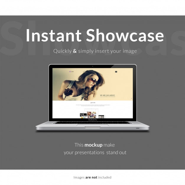Realistic Screen Mock Up Psd