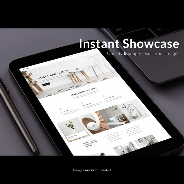 Realistic Screen Mock Up Psd