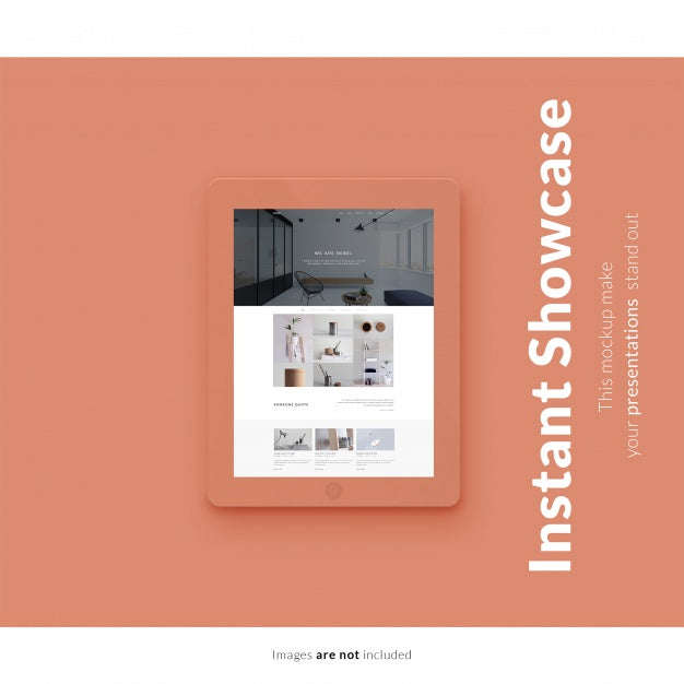 Realistic Screen Mock Up Psd