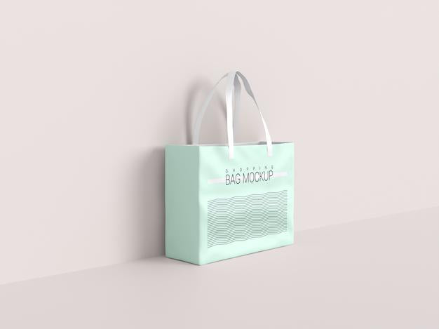 Realistic Shopping Bag Mockup Psd