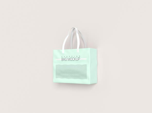 Realistic Shopping Bag Mockup Psd