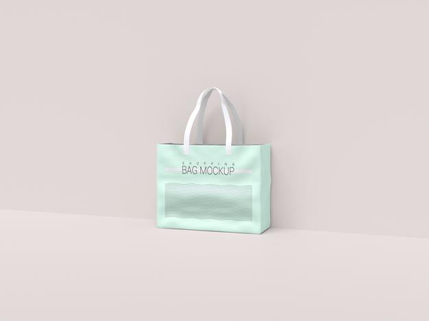 Realistic Shopping Bag Mockup Psd