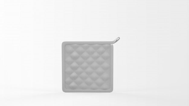 Realistic Square Oven Mitt Psd