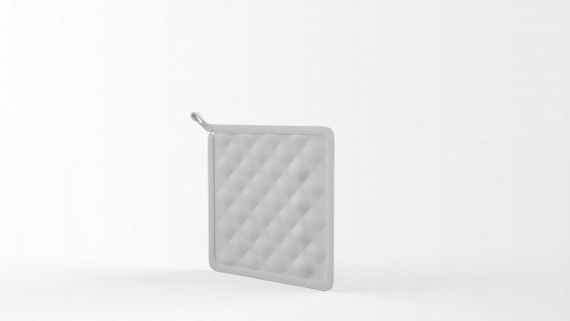 Realistic Square Oven Mitt Psd
