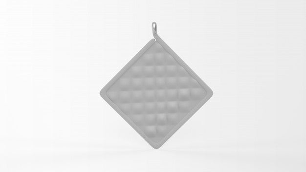 Realistic Square Oven Mitt Psd