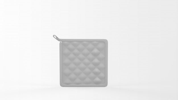 Realistic Square Oven Mitt Psd