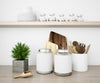 Realistic Utensils Kitchen And Jars Mockup Psd