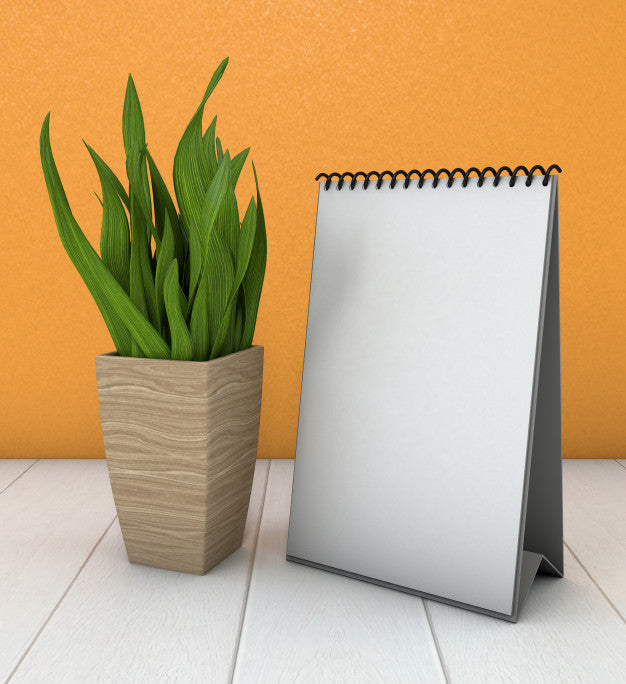 Realistic Vertical Mockup With Decoration Psd