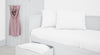 Realistic White Bedroom With Furniture Psd
