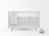 Realistic White Cradle Isolated On White Psd