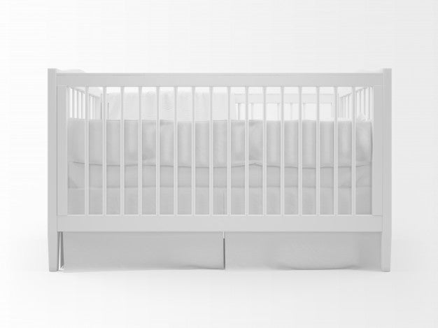 Realistic White Cradle Isolated On White Psd