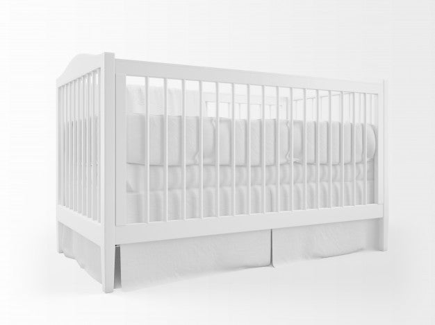 Realistic White Cradle Isolated On White Psd