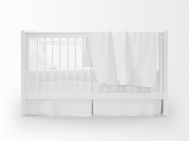 Realistic White Cradle Isolated On White Psd