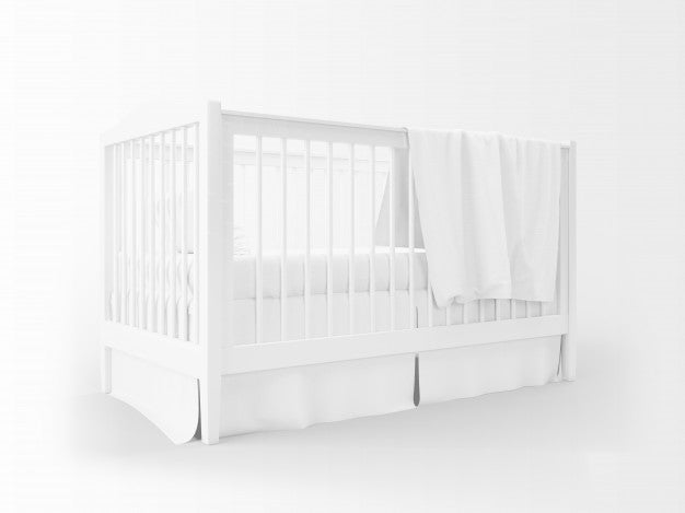 Realistic White Cradle Isolated On White Psd