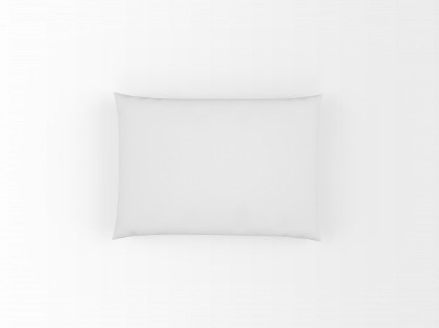 Realistic White Pillow Isolated On White Psd