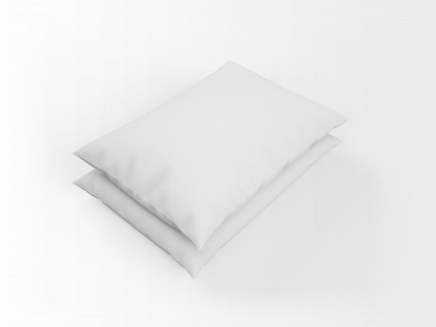 Realistic White Pillows Mockup Psd