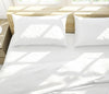 Realistic White Pillows On A Double Bed Psd