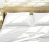 Realistic White Pillows On A Double Bed Psd