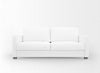 Realistic White Sofa Mockup Psd