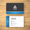 Realistic Wood Background Business Card Mockup Psd