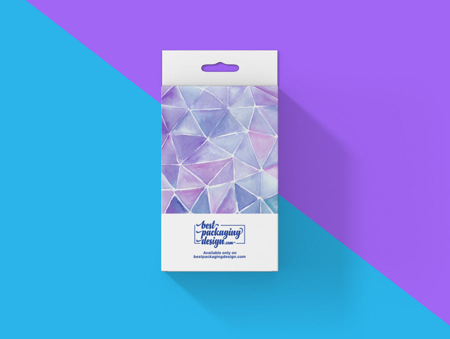 Rectangle Pharmacy or Shop Hanger Box PSD Mockup